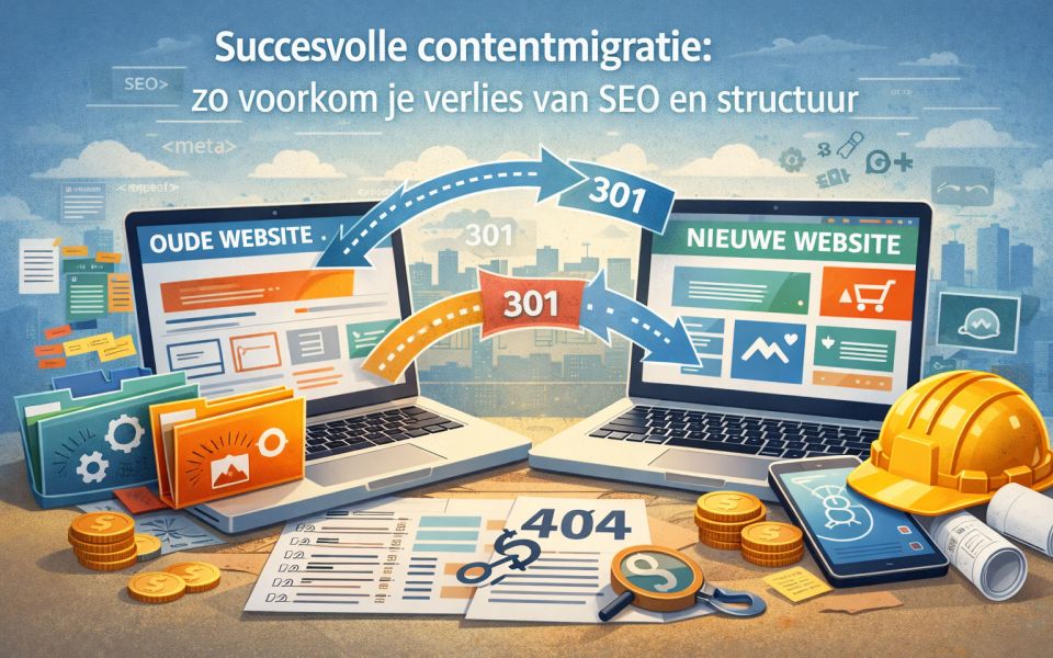 Succesvolle contentmigratie: zo voorkom je verlies van SEO en structuur