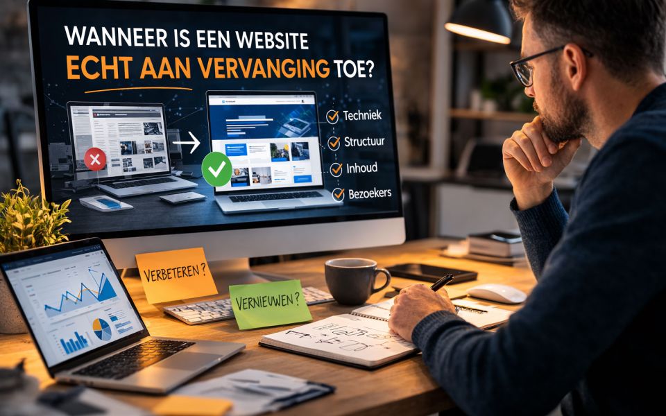 Wanneer is een website echt aan vervanging toe?