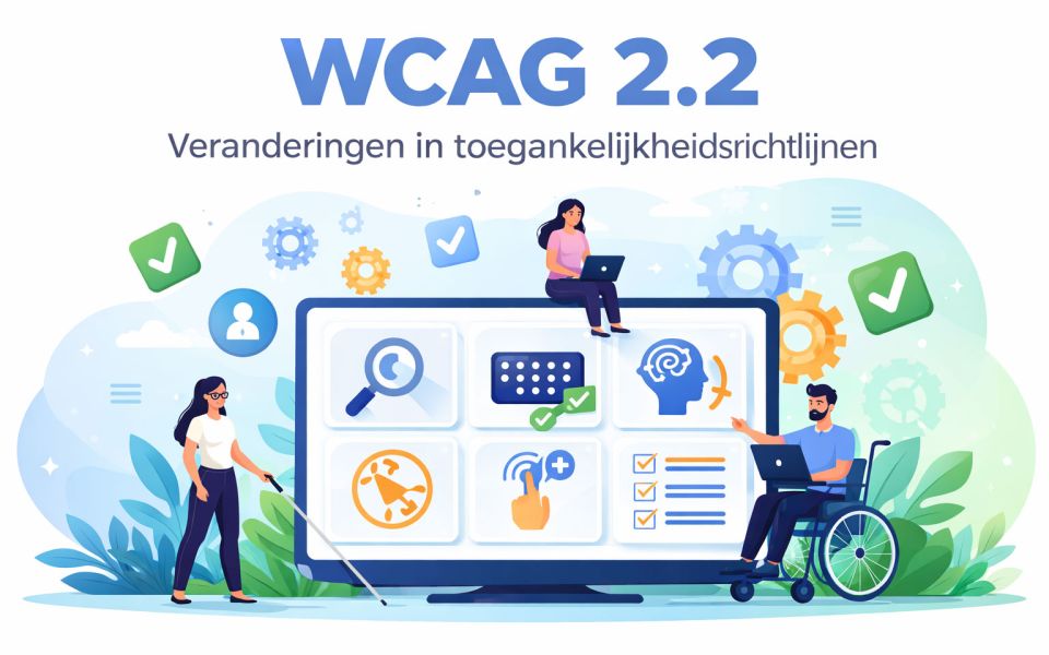 WCAG 2.2: wat zijn de veranderingen in de toegankelijkheidsrichtlijnen